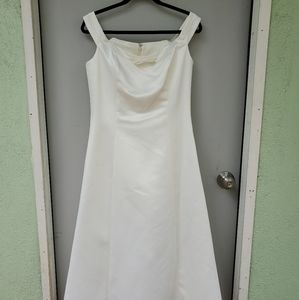 Jessica McClintock Bridal Retro Rockabilly 50's style wedding dress light ivory